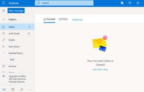empty outlook